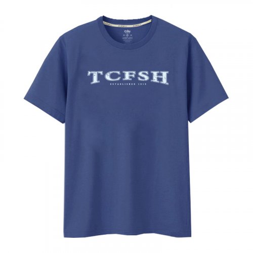 【最後8件，售完不補】TCFSH美式短T_霧霾藍
