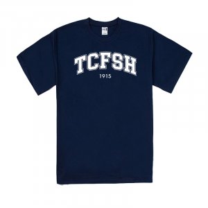 【預購至10/27,11/24陸續出貨】TCFSH美式經典寬版短T_深藍