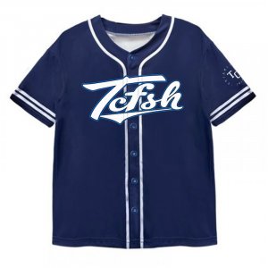 【預購至10/27,12/15陸續出貨】TCFSH美式經典棒球衫_深藍