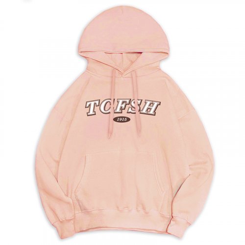 【預購至12/10,1/19陸續出貨】TCFSH基礎款落肩帽T_粉紅 【預購至12/10,1/19陸續出貨】TCFSH基礎款落肩帽T_粉紅